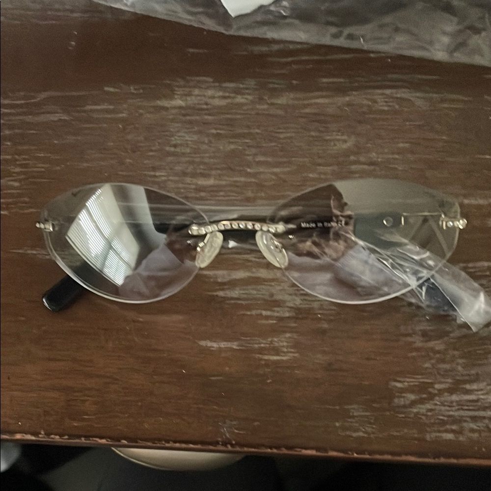 Tiffany Lunettes 23K gold plated T788 C10 black/gold rimless eyeglasses
